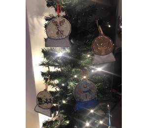 Stickdatei ITH - Schneekugel Vol. 1